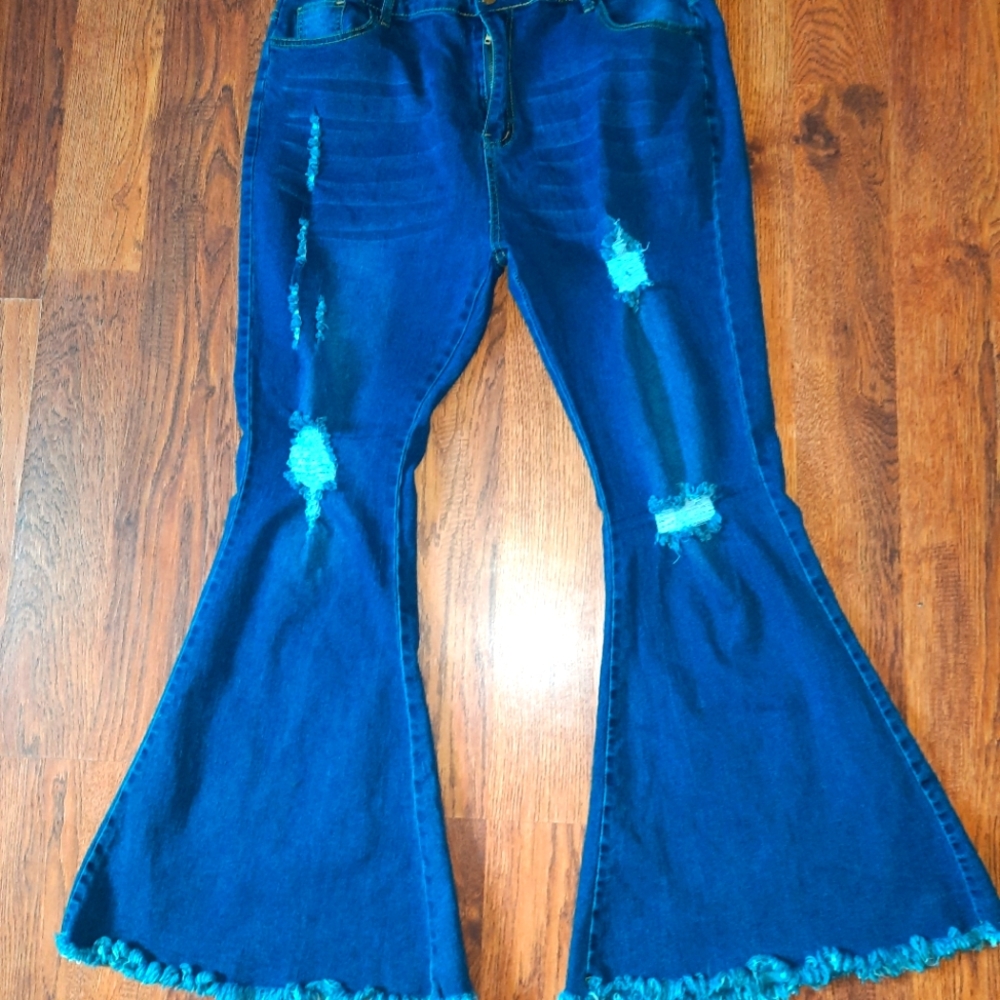 Bell bottom jeans